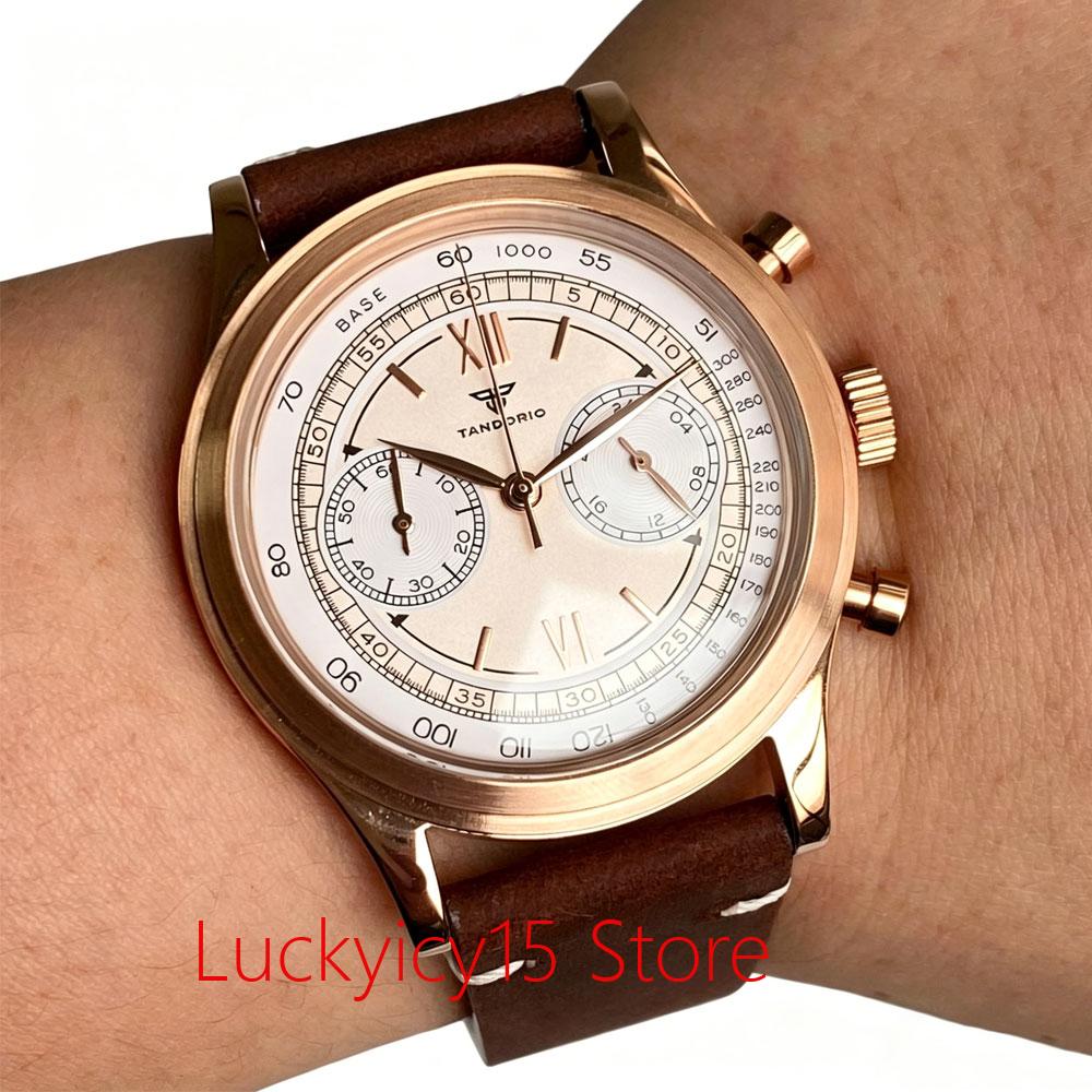 Vintage Watch Collecting - Zegarek męski 38mm Vintage Rose Gold