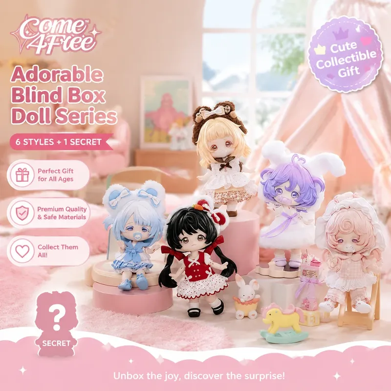 Collectible & Vintage Dolls For Christmas - Seria Blind Box Come4free: Kolekcjonerska lalka
