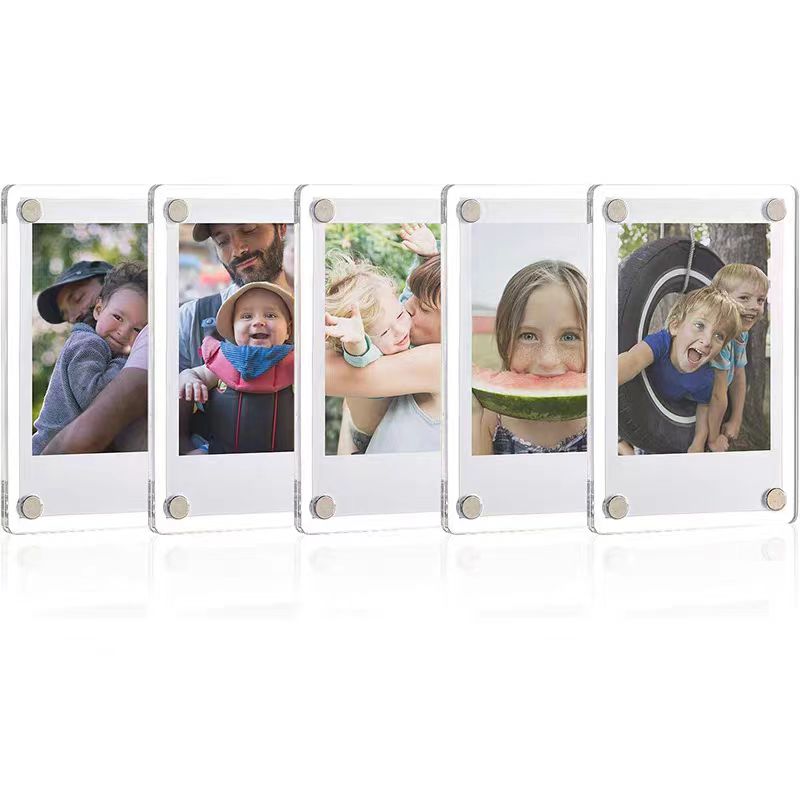 Instant Film Pack - 1-10 sztuk 3-calowych akrylowych lodówek Magnetyczna