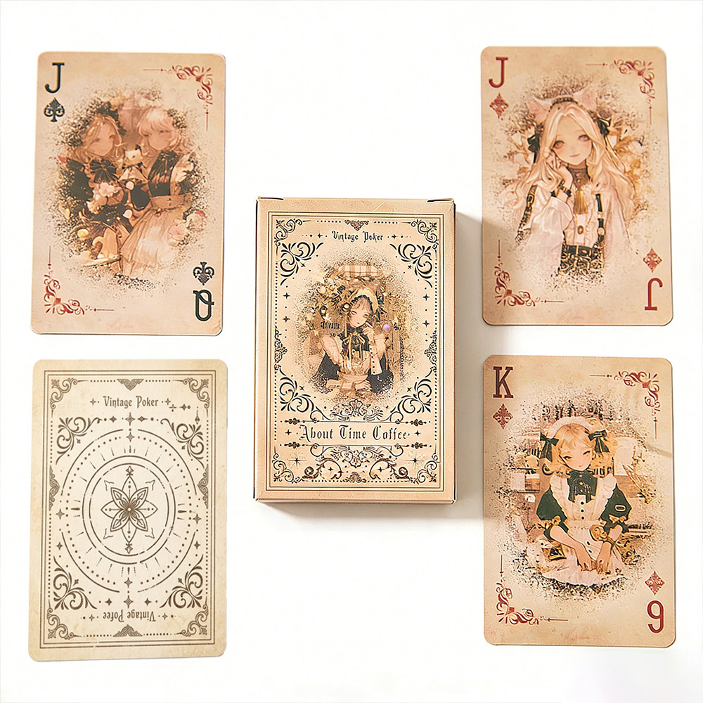 Vintage Collectible Playing Cards - Karty do gry w stylu vintage