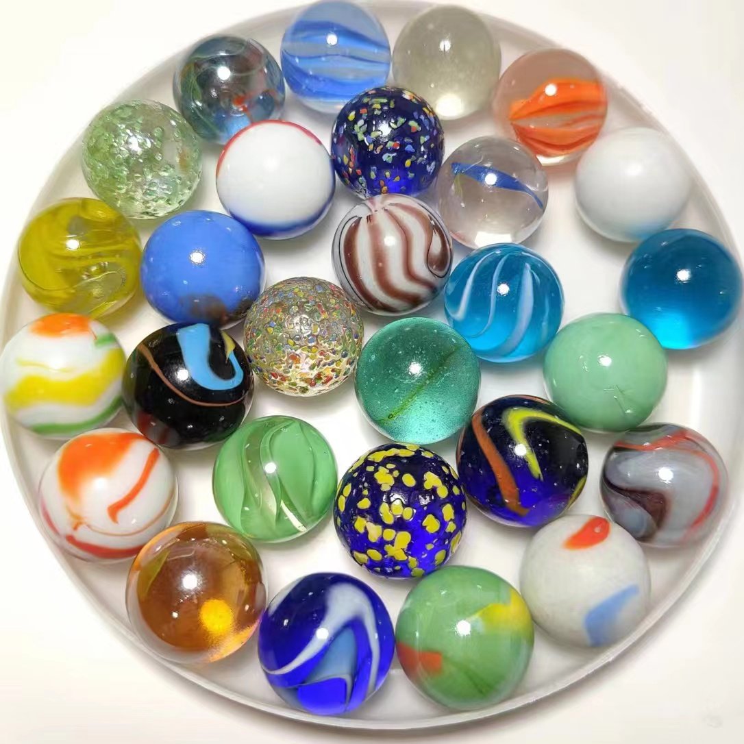 Vintage Collectible Marbles - Kolorowe szklane kule 16mm 25mm 35mm,