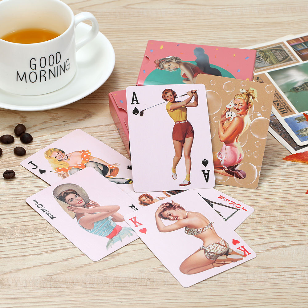 Vintage Collectible Playing Cards - Kartki do gry w stylu vintage,