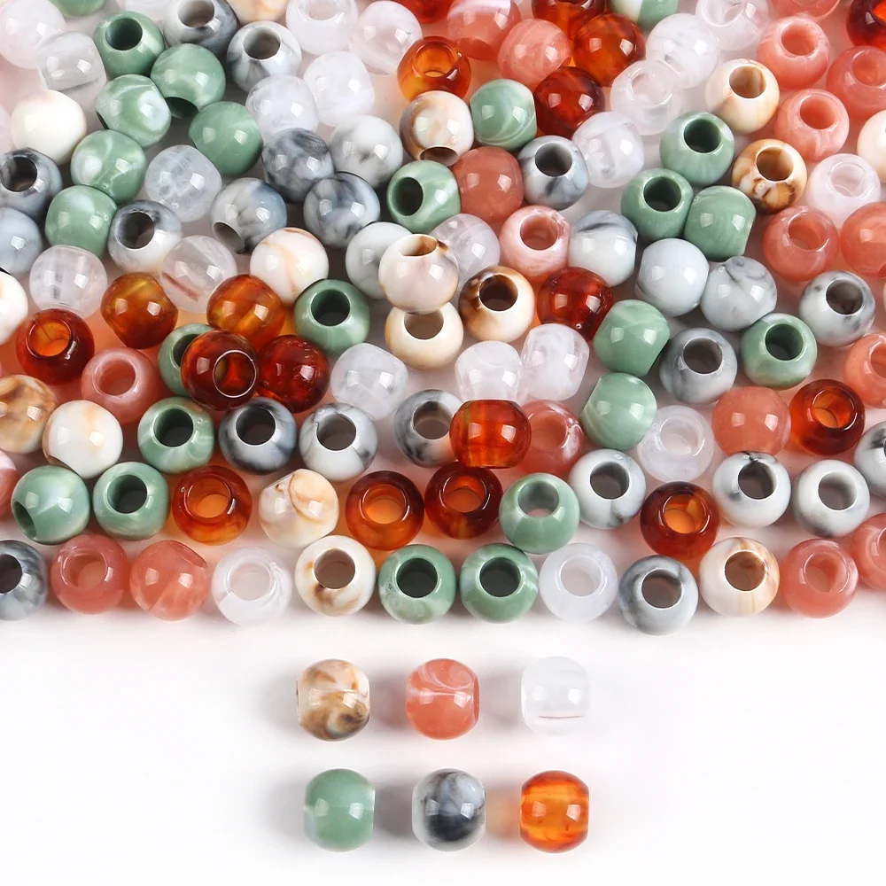 Vintage Collectible Marbles - 20 sztuk dużych koralików z marmurowym