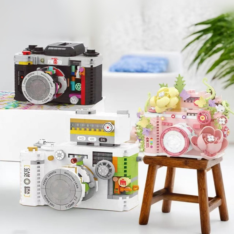 Collectible Vintage Cameras - Klocki do składania aparatu fotograficznego w