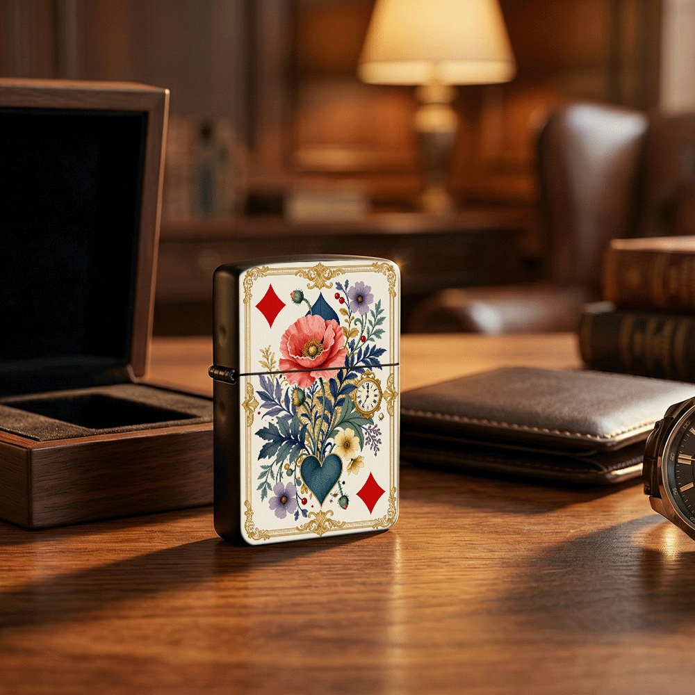Zapalniczka w stylu vintage z  – Vintage Collectible Playing Cards recenzja i cena