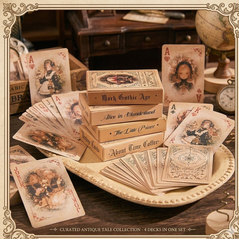Karty do gry w stylu vintage z – Vintage Collectible Playing Cards recenzja i cena