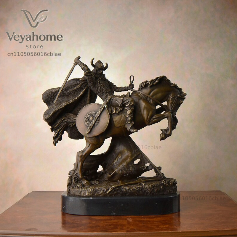Brązowa Statua Średniowieczneg – Vintage Collectible Marbles recenzja i cena
