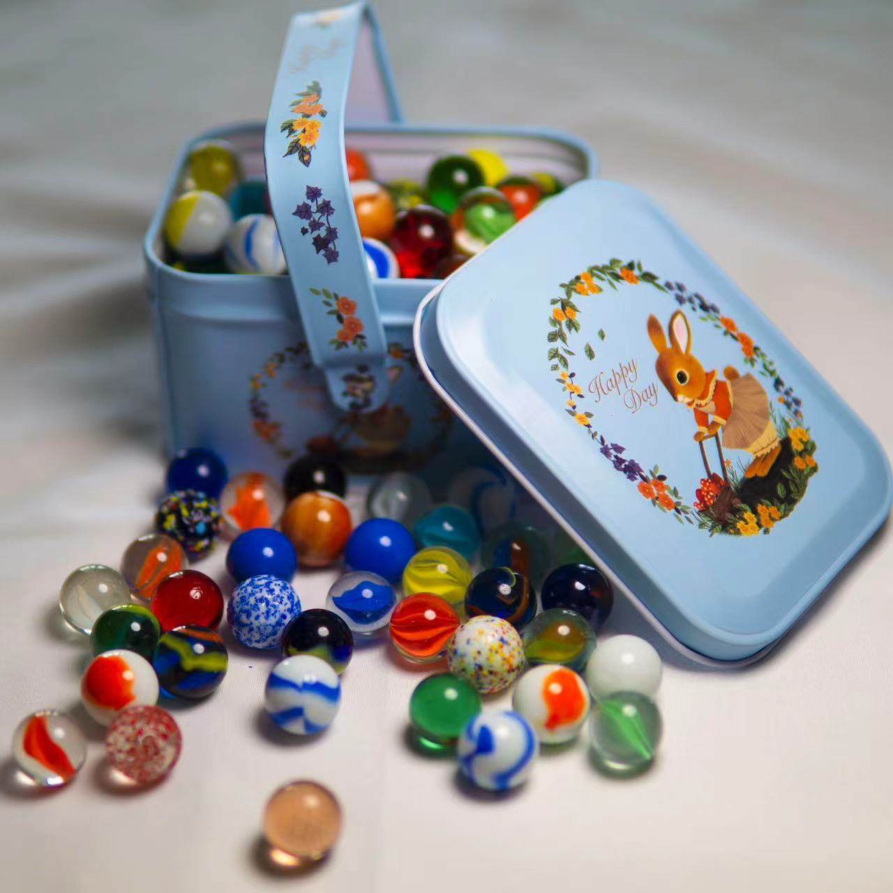Kolorowe szklane kule 16mm 25m – Vintage Collectible Marbles recenzja i cena