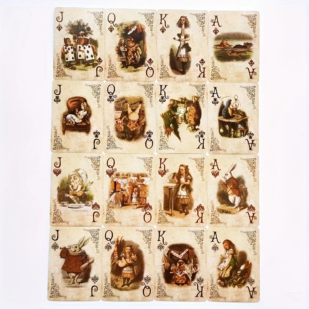 54 SZT. Karty do Gry Alice Vin – Vintage Collectible Playing Cards recenzja i cena