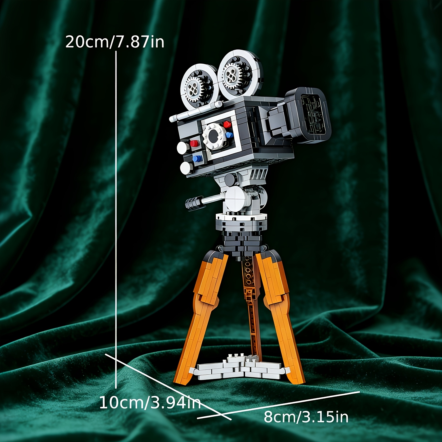 Kamera z klocków DIY, dekoracj – Collectible Vintage Cameras recenzja i cena