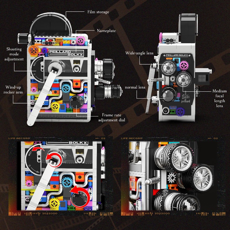 805 SZTUK LUB 865 SZTUK Klocki – Collectible Vintage Cameras recenzja i cena